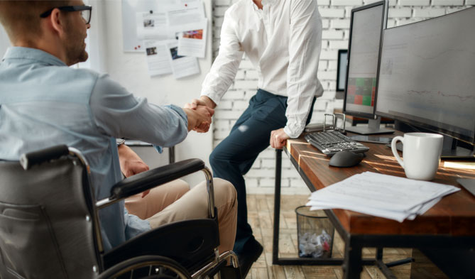 Trabajadores del centro especial de empleo.